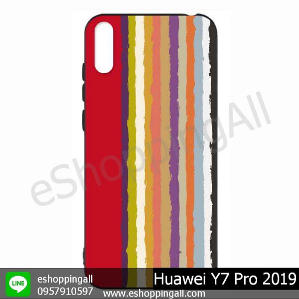 MHW-021A111 Huawei Y7 Pro 2019 เคสมือถือหัวเหว่ยแบบยางนิ่มพิมพ์ลาย