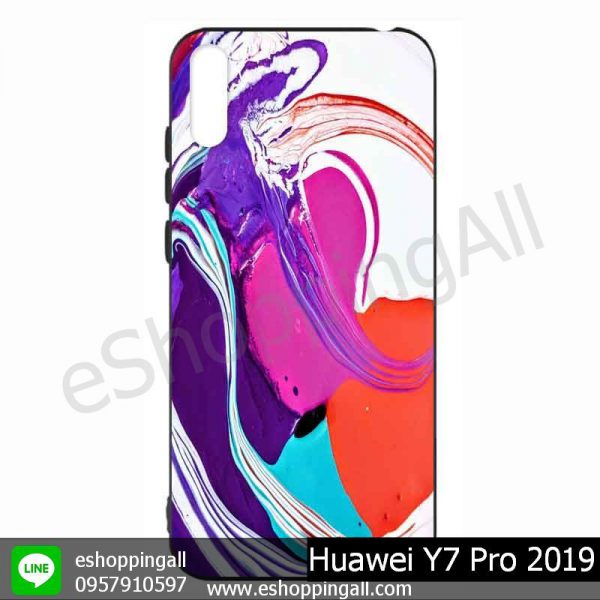 MHW-021A115 Huawei Y7 Pro 2019 เคสมือถือหัวเหว่ยแบบยางนิ่มพิมพ์ลาย