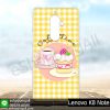 MLV-001A116 Lenovo K8 Note เคสมือถือแบบแข็งพิมพ์ลาย