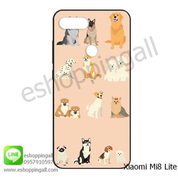 MXI-008A104 Xiaomi Mi8 Lite เคสมือถือเสี่ยวมี่ยางนิ่มพิมพ์ลาย