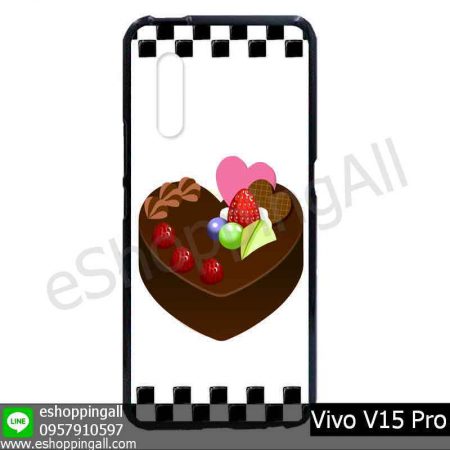 MVI-008A112 Vivo V15 Pro เคสมือถือวีโว่แบบยางนิ่มพิมพ์ลาย