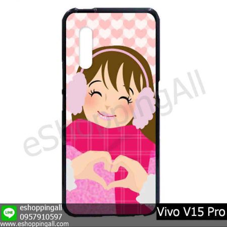 MVI-008A119 Vivo V15 Pro เคสมือถือวีโว่แบบยางนิ่มพิมพ์ลาย