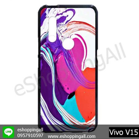 MVI-007A102 Vivo V15 เคสมือถือวีโว่แบบยางนิ่มพิมพ์ลาย