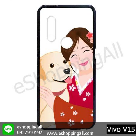 MVI-007A110 Vivo V15 เคสมือถือวีโว่แบบยางนิ่มพิมพ์ลาย