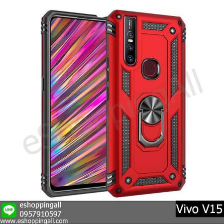 MVI-007A406 Vivo V15 เคสมือถือวีโว่กันกระแทก พร้อมแหวนแม่เหล็ก