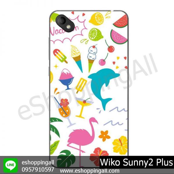 MWI-018A114 Wiko Sunny 2 Plus เคสมือถือวีโก้ซันนี่แบบยางนิ่มพิมพ์ลาย