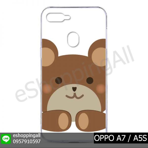 MOP-012A105 OPPO A7 / A5S เคสมือถือออปโป้แบบแข็งพิมพ์ลาย