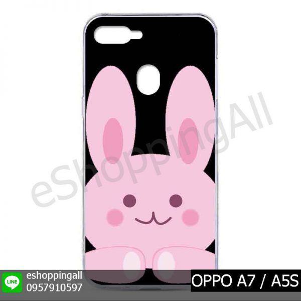 MOP-012A106 OPPO A7 / A5S เคสมือถือออปโป้แบบแข็งพิมพ์ลาย