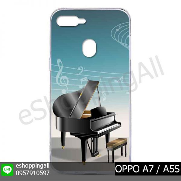 MOP-012A116 OPPO A7 / A5S เคสมือถือออปโป้แบบแข็งพิมพ์ลาย