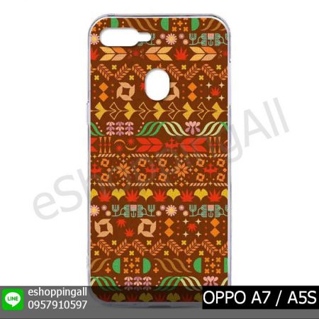 MOP-012A120 OPPO A7 / A5S เคสมือถือออปโป้แบบแข็งพิมพ์ลาย