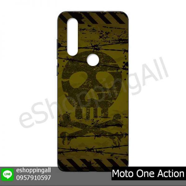 MMT-001A106 Moto One Action เคสมือถือโมโตแบบยางนิ่มพิมพ์ลาย