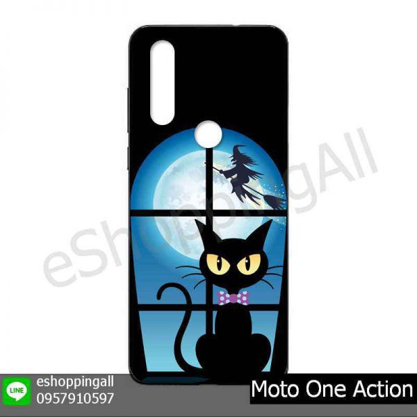 MMT-001A113 Moto One Action เคสมือถือโมโตแบบยางนิ่มพิมพ์ลาย