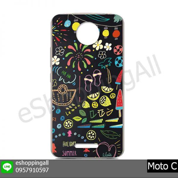 MMT-003A117 Moto C เคสมือถือโมโตยางนิ่มพิมพ์ลาย