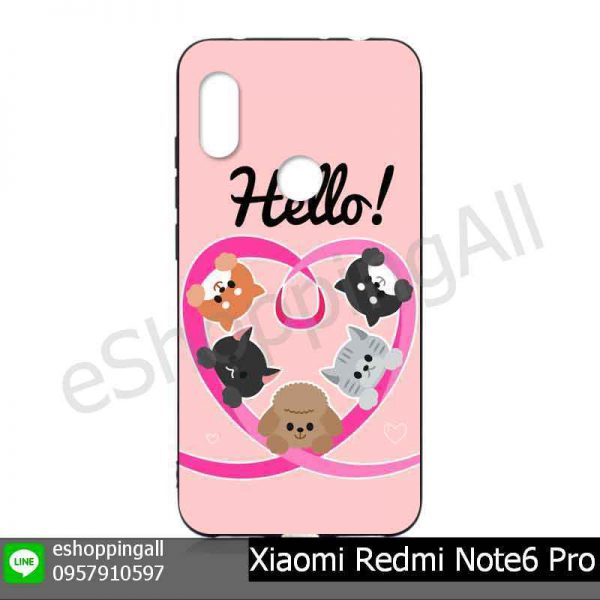 MXI-019A110 Xiaomi Redmi Note6 Pro เคสมือถือหัวเหว่ยยางนิ่มพิมพ์ลาย