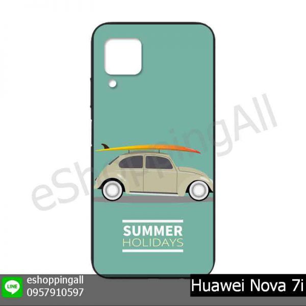MHW-023A101 Huawei Nova 7i เคสมือถือหัวเหว่ยยางนิ่มพิมพ์ลาย