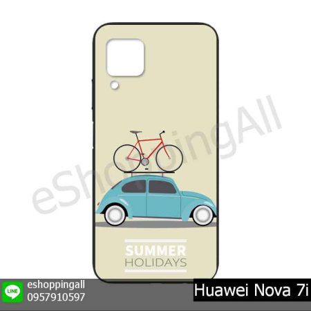 MHW-023A106 Huawei Nova 7i เคสมือถือหัวเหว่ยยางนิ่มพิมพ์ลาย