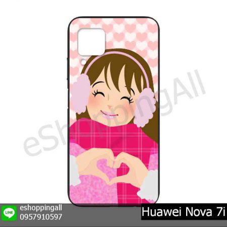 MHW-023A109 Huawei Nova 7i เคสมือถือหัวเหว่ยยางนิ่มพิมพ์ลาย