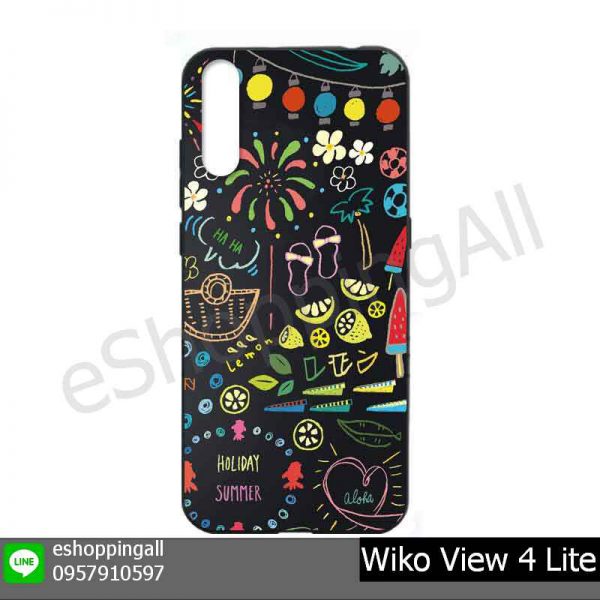 MWI-021A103 Wiko View 4 Lite เคสมือถือวีโก้แบบยางนิ่มพิมพ์ลาย