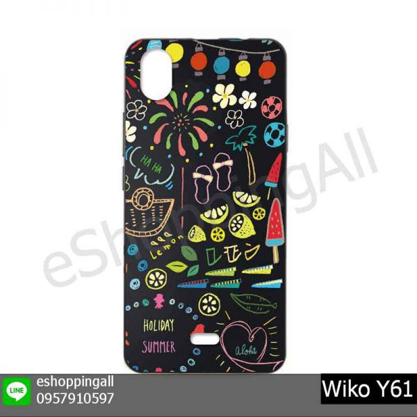 MWI-022A102 Wiko Y61 เคสมือถือวีโก้แบบยางนิ่มพิมพ์ลาย