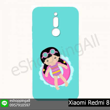 MXI-021A201 Xiaomi Redmi 8 เคสมือถือเสี่ยวมี่ยางนิ่มพิมพ์ลาย