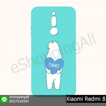 MXI-021A204 Xiaomi Redmi 8 เคสมือถือเสี่ยวมี่ยางนิ่มพิมพ์ลาย