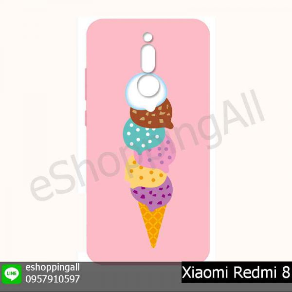 MXI-021A214 Xiaomi Redmi 8 เคสมือถือเสี่ยวมี่ยางนิ่มพิมพ์ลาย