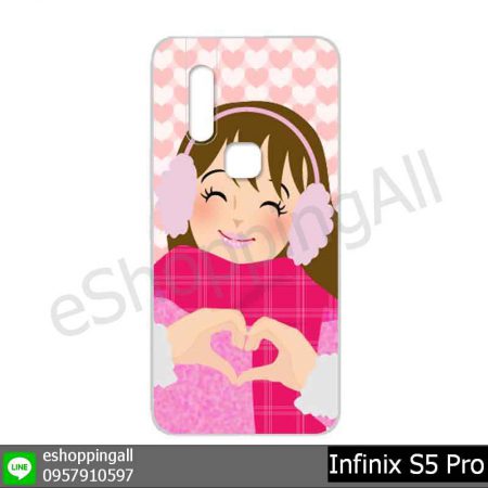 MIN-001A108 Infinix S5 Pro เคสมือถืออินฟินิกซ์ยางนิ่มพิมพ์ลาย