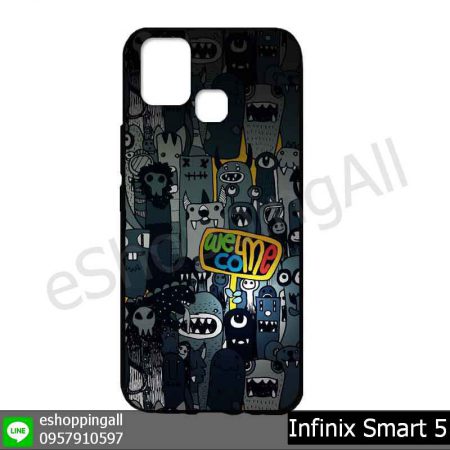 MIN-002A105 Infinix Smart 5 เคสมือถืออินฟินิกซ์ยางนิ่มพิมพ์ลาย