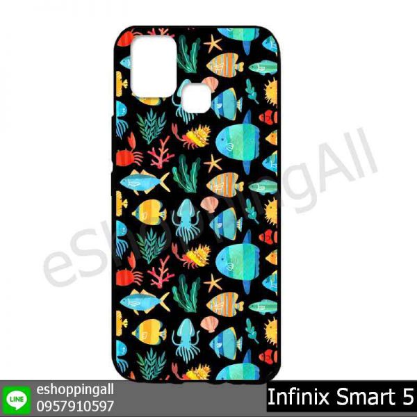 MIN-002A112 Infinix Smart 5 เคสมือถืออินฟินิกซ์ยางนิ่มพิมพ์ลาย