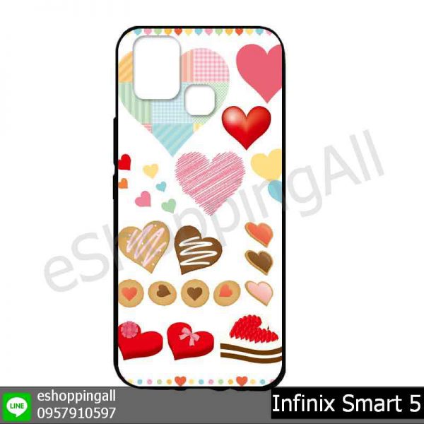 MIN-002A113 Infinix Smart 5 เคสมือถืออินฟินิกซ์ยางนิ่มพิมพ์ลาย