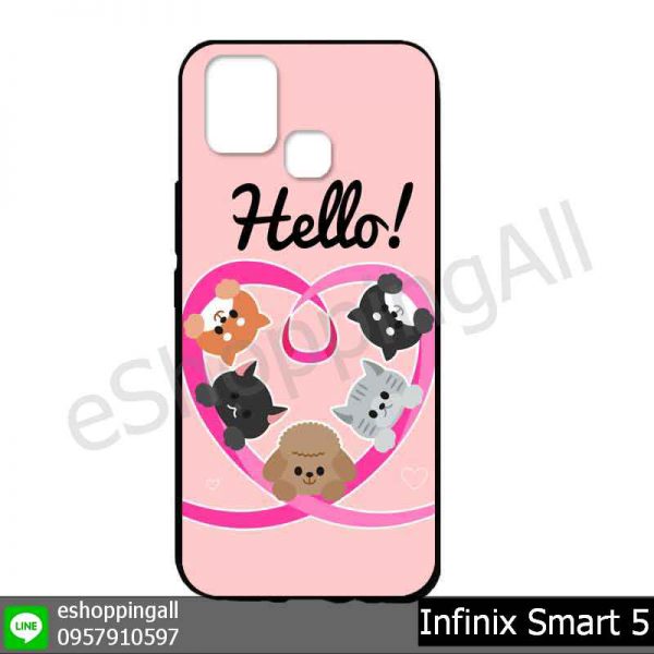 MIN-002A114 Infinix Smart 5 เคสมือถืออินฟินิกซ์ยางนิ่มพิมพ์ลาย