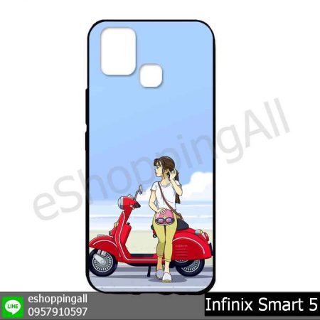 MIN-002A115 Infinix Smart 5 เคสมือถืออินฟินิกซ์ยางนิ่มพิมพ์ลาย